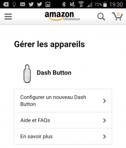Configurer Dash Button