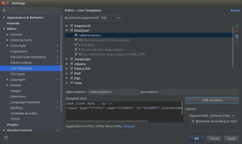 Edit variable PHPStorm