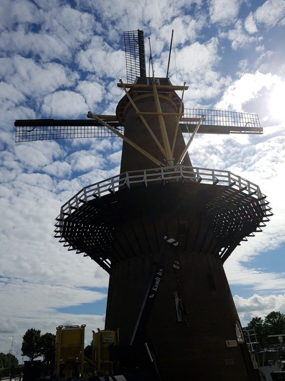 Le célèbre moulin de Rotterdam