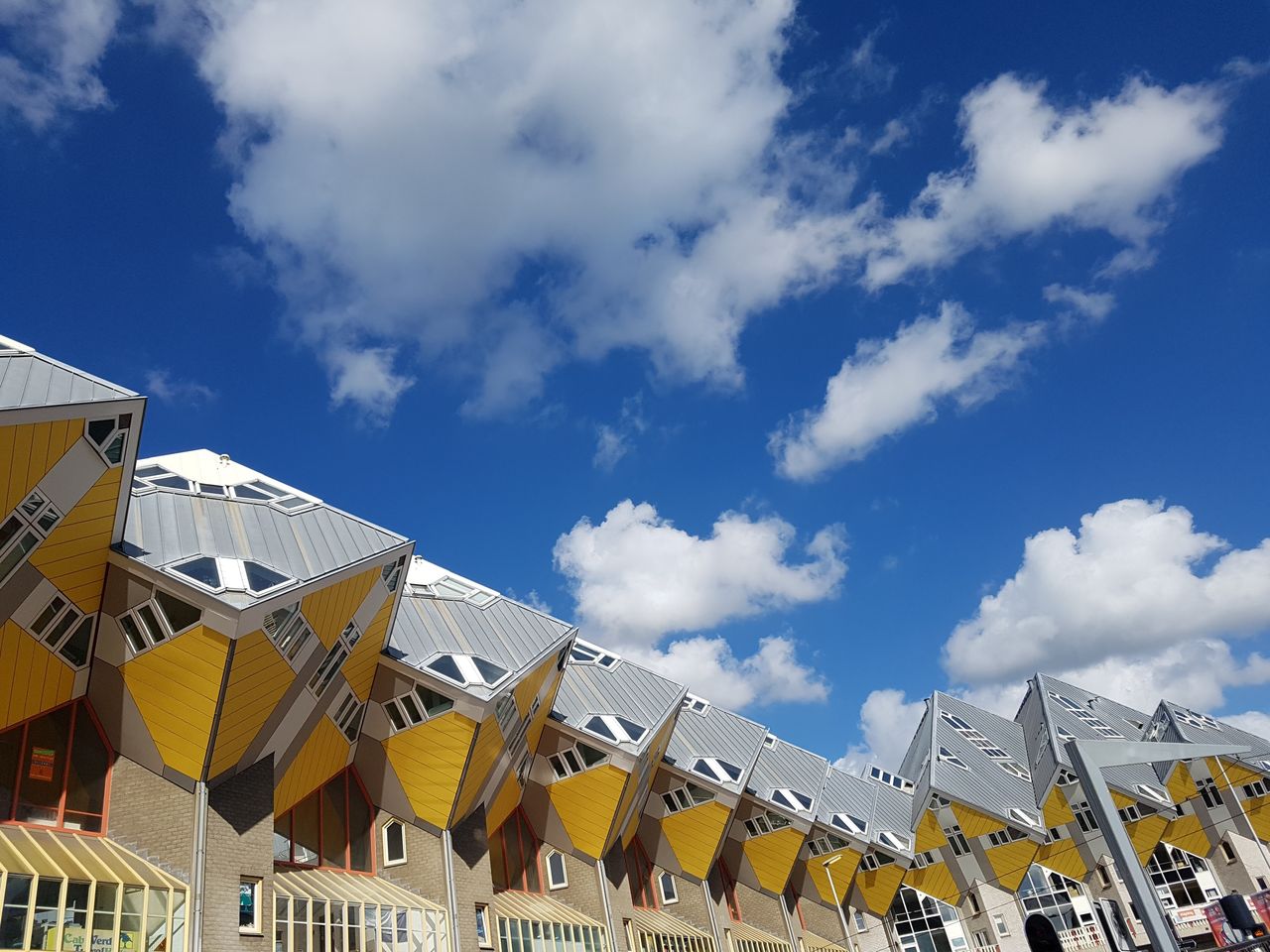 Les maisons cubiques à Rotterdam