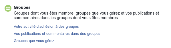 Groupes Facebook
