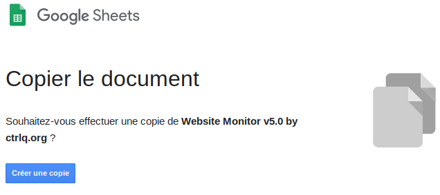 Copie du fichier Google Drive monitoring WebSite