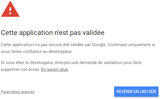 Protection de Google Sheet