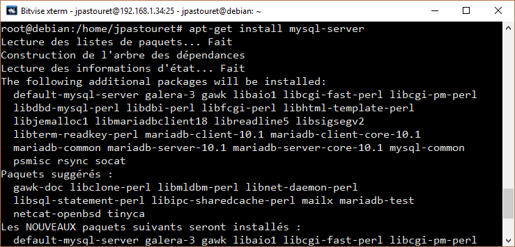 Installation MySql-Server