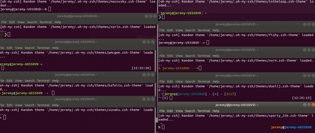 Oh My Zsh - Aléatoire