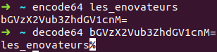 Oh My Zsh - exemple avec encode64