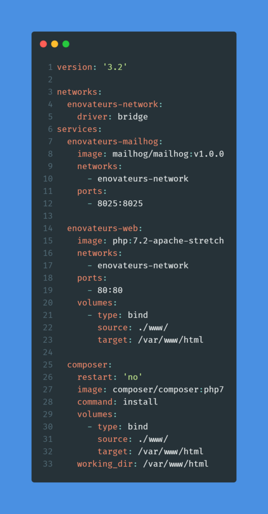 Docker-compose MailHog