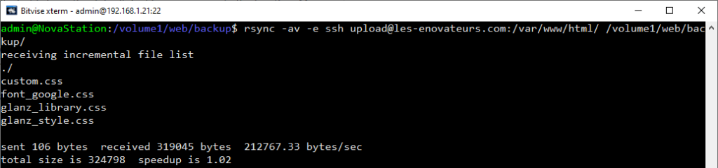 rsync-ssh-server-to-nas